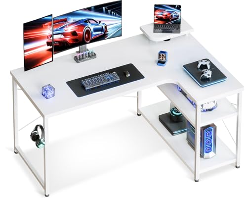 ODK ゲーミングデスク L字 パソコンデスク 幅110 デスク desk 机 pc